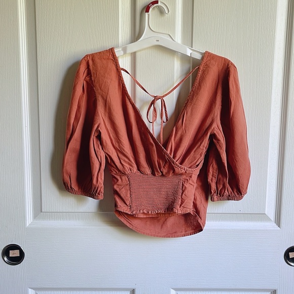 abercrombie & fitch smocked waist blouse - Picture 5 of 11